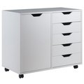 Winsome Wood Winsome Wood 10630 Halifax Wide Cabinet; White - 26.3 x 30.71 x 15.9 in. 10630